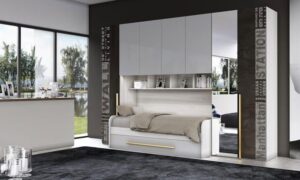 Cameretta a ponte con ante serigrafate IDRA